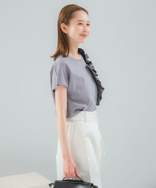 URBAN RESEARCH ROSSO / アーバンリサーチ ロッソ Tシャツ | フリルドッキングTEEブラウス | 詳細16