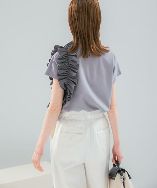 URBAN RESEARCH ROSSO / アーバンリサーチ ロッソ Tシャツ | フリルドッキングTEEブラウス | 詳細17
