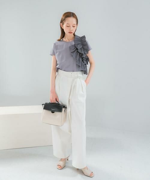 URBAN RESEARCH ROSSO / アーバンリサーチ ロッソ Tシャツ | フリルドッキングTEEブラウス | 詳細18