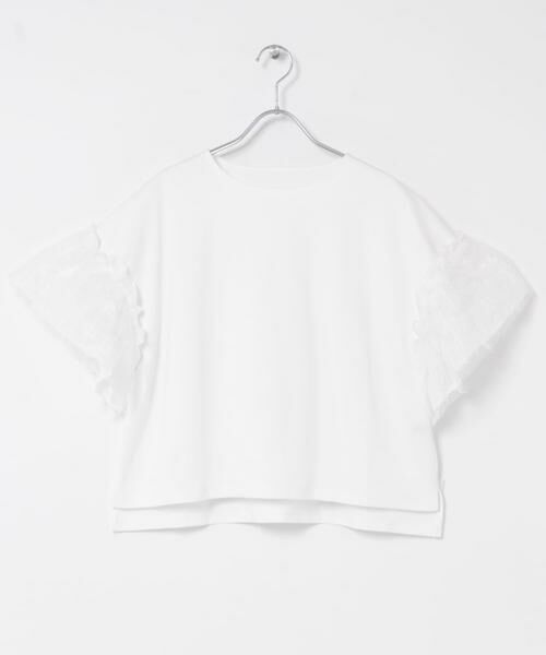 URBAN RESEARCH ROSSO / アーバンリサーチ ロッソ Tシャツ | チュールドッキングTEEブラウス | 詳細12