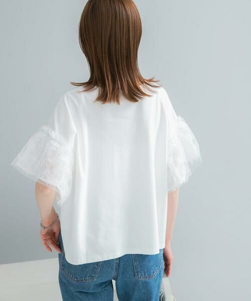 URBAN RESEARCH ROSSO / アーバンリサーチ ロッソ Tシャツ | チュールドッキングTEEブラウス | 詳細6