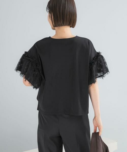 URBAN RESEARCH ROSSO / アーバンリサーチ ロッソ Tシャツ | チュールドッキングTEEブラウス | 詳細19