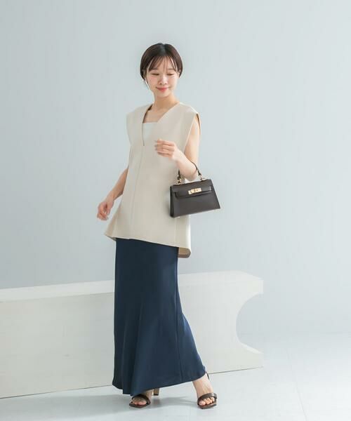 URBAN RESEARCH ROSSO / アーバンリサーチ ロッソ ベスト | Vネックポンチベスト | 詳細3