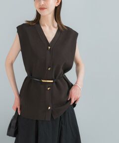 URBAN RESEARCH ROSSO / アーバンリサーチ ロッソ ベスト | ショルダータックニットベスト