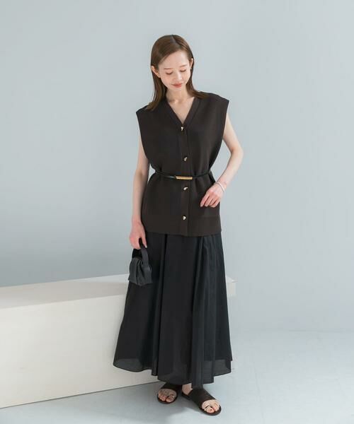 URBAN RESEARCH ROSSO / アーバンリサーチ ロッソ ベスト | ショルダータックニットベスト | 詳細5