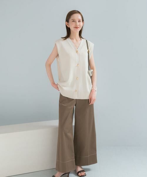 URBAN RESEARCH ROSSO / アーバンリサーチ ロッソ ベスト | ショルダータックニットベスト | 詳細13