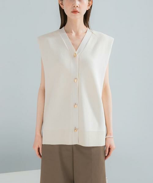 URBAN RESEARCH ROSSO / アーバンリサーチ ロッソ ベスト | ショルダータックニットベスト | 詳細14