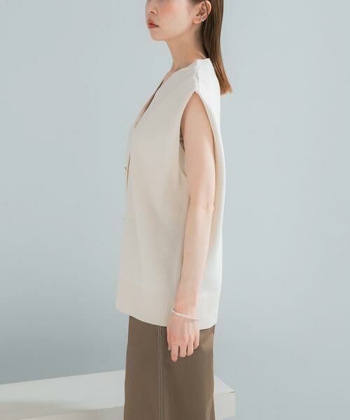 URBAN RESEARCH ROSSO / アーバンリサーチ ロッソ ベスト | ショルダータックニットベスト | 詳細15