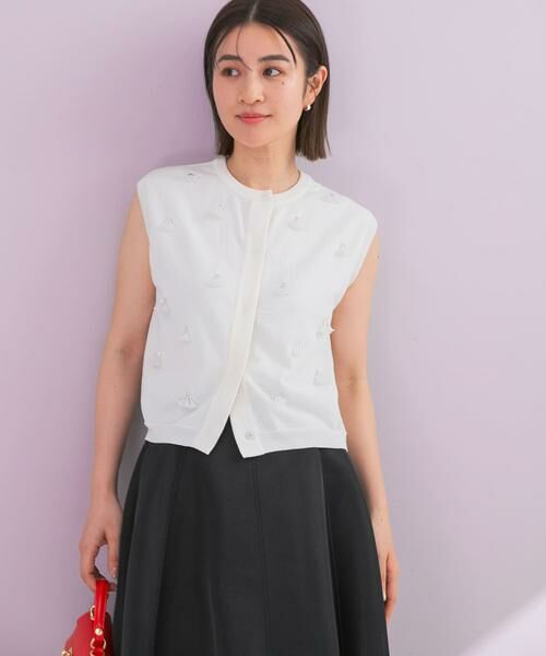 URBAN RESEARCH ROSSO / アーバンリサーチ ロッソ ニット・セーター | 『一部WEB限定カラー』フラワーモチーフニットベスト | 詳細2