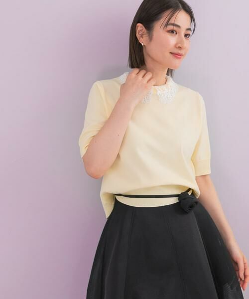 URBAN RESEARCH ROSSO / アーバンリサーチ ロッソ ニット・セーター | 『WEB限定』2WAYレースカラーニット | 詳細6