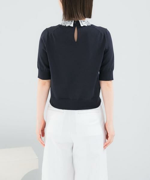 URBAN RESEARCH ROSSO / アーバンリサーチ ロッソ ニット・セーター | 『WEB限定』2WAYレースカラーニット | 詳細19