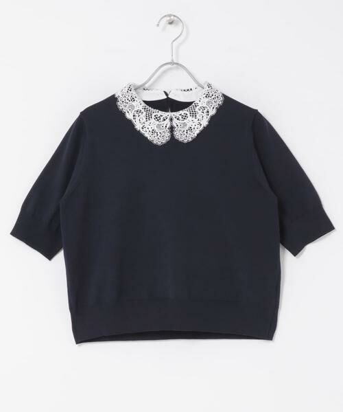 URBAN RESEARCH ROSSO / アーバンリサーチ ロッソ ニット・セーター | 『WEB限定』2WAYレースカラーニット | 詳細21