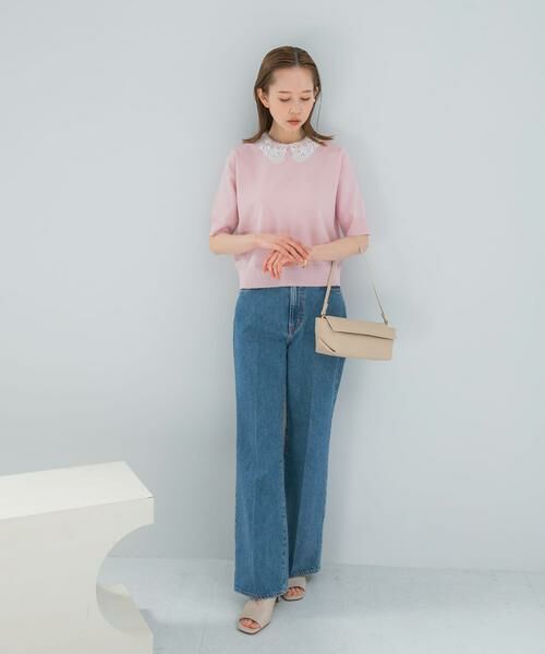 URBAN RESEARCH ROSSO / アーバンリサーチ ロッソ ニット・セーター | 『WEB限定』2WAYレースカラーニット | 詳細28