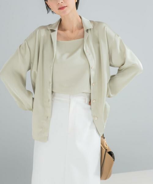 URBAN RESEARCH ROSSO / アーバンリサーチ ロッソ キャミソール・チューブトップ | ヴィンテージシルキーサテンキャミソール | 詳細5