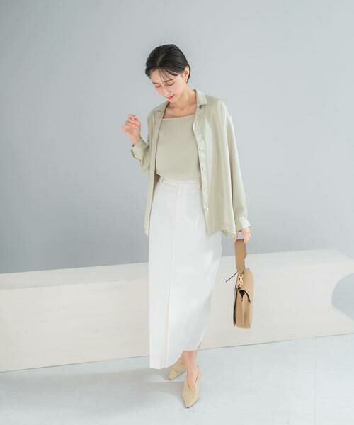 URBAN RESEARCH ROSSO / アーバンリサーチ ロッソ キャミソール・チューブトップ | ヴィンテージシルキーサテンキャミソール | 詳細7