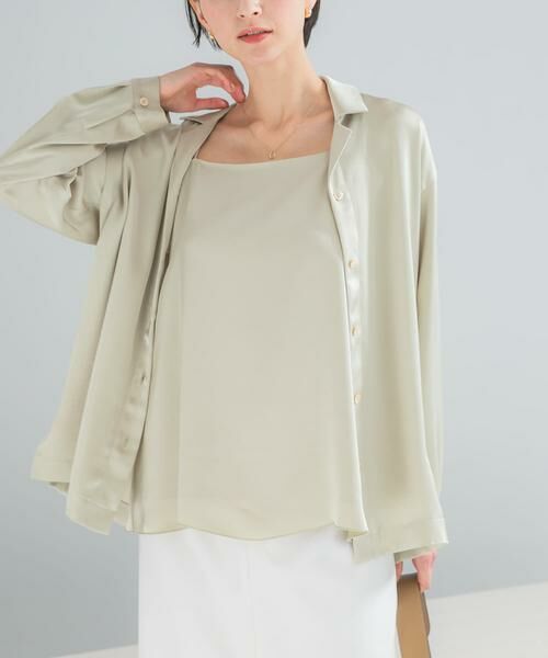 URBAN RESEARCH ROSSO / アーバンリサーチ ロッソ キャミソール・チューブトップ | ヴィンテージシルキーサテンキャミソール（ベージュ系その他）