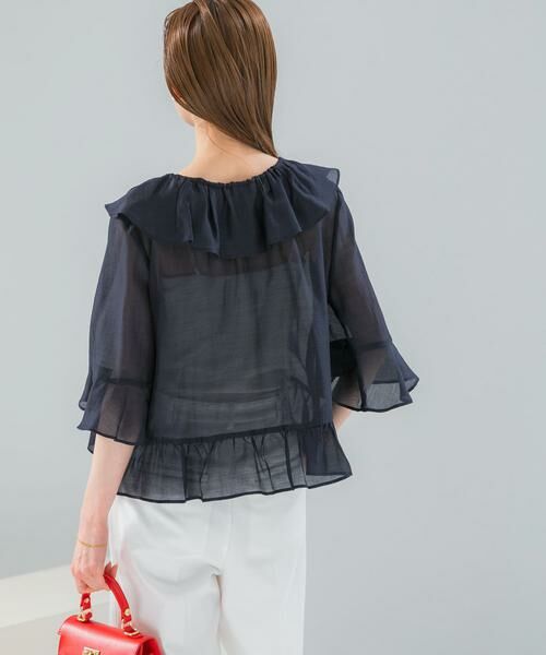URBAN RESEARCH ROSSO / アーバンリサーチ ロッソ シャツ・ブラウス | シアーフリルブラウス | 詳細9