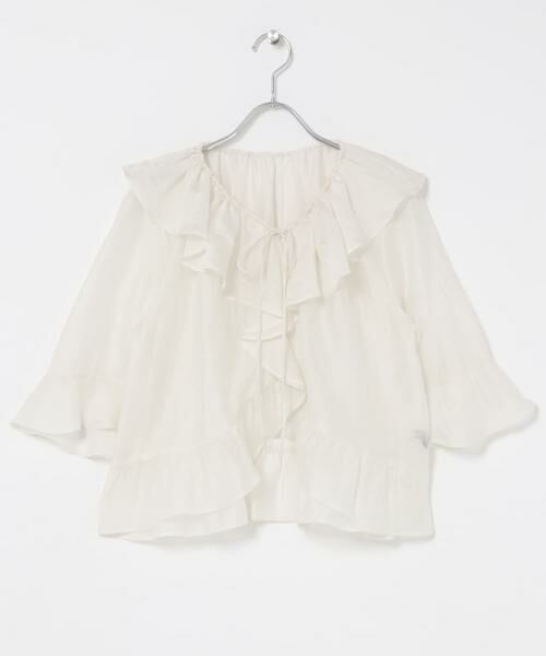 URBAN RESEARCH ROSSO / アーバンリサーチ ロッソ シャツ・ブラウス | シアーフリルブラウス | 詳細28