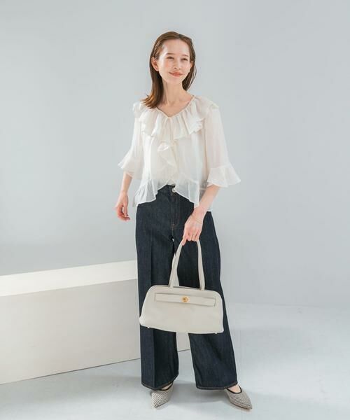 URBAN RESEARCH ROSSO / アーバンリサーチ ロッソ シャツ・ブラウス | シアーフリルブラウス | 詳細23