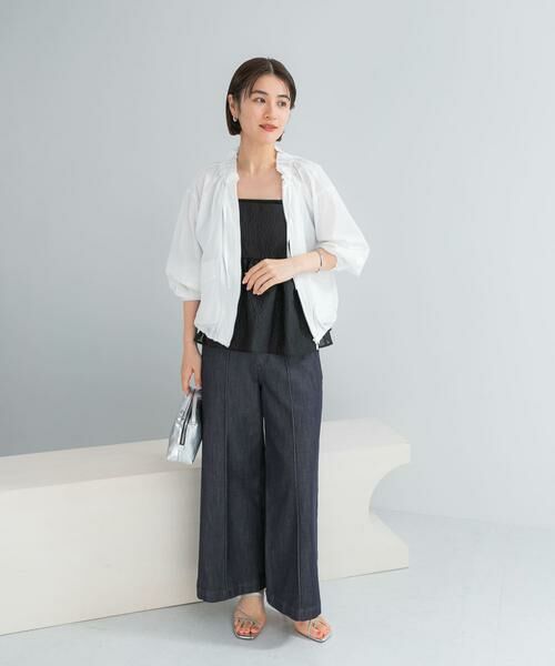 URBAN RESEARCH ROSSO / アーバンリサーチ ロッソ シャツ・ブラウス | フロントジップフリルブラウス | 詳細1