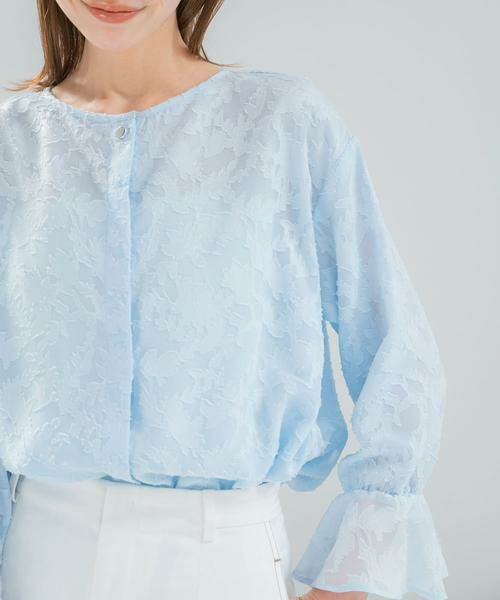 URBAN RESEARCH ROSSO / アーバンリサーチ ロッソ シャツ・ブラウス | 『WEB限定』ジャガードブラウス | 詳細1