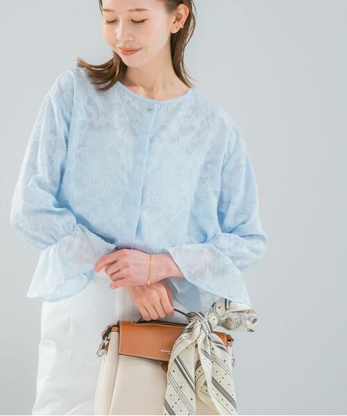 URBAN RESEARCH ROSSO / アーバンリサーチ ロッソ シャツ・ブラウス | 『WEB限定』ジャガードブラウス | 詳細2