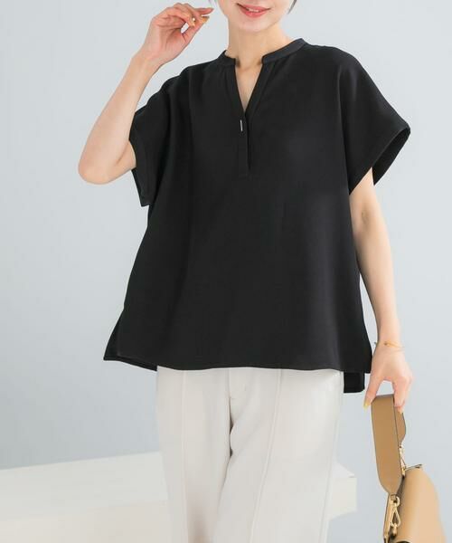 URBAN RESEARCH ROSSO / アーバンリサーチ ロッソ シャツ・ブラウス | UVカット/接触冷感 バンドカラー プルオーバー | 詳細8