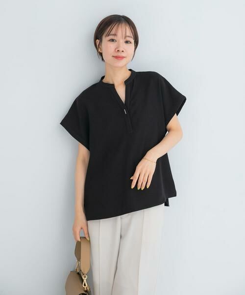 URBAN RESEARCH ROSSO / アーバンリサーチ ロッソ シャツ・ブラウス | UVカット/接触冷感 バンドカラー プルオーバー | 詳細11