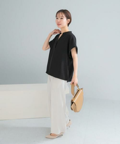 URBAN RESEARCH ROSSO / アーバンリサーチ ロッソ シャツ・ブラウス | UVカット/接触冷感 バンドカラー プルオーバー | 詳細12