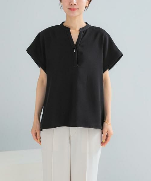 URBAN RESEARCH ROSSO / アーバンリサーチ ロッソ シャツ・ブラウス | UVカット/接触冷感 バンドカラー プルオーバー | 詳細14