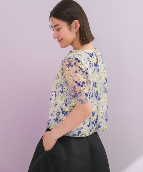 URBAN RESEARCH ROSSO / アーバンリサーチ ロッソ シャツ・ブラウス | フラワー刺繍セミシアーブラウス | 詳細3