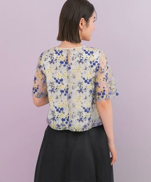 URBAN RESEARCH ROSSO / アーバンリサーチ ロッソ シャツ・ブラウス | フラワー刺繍セミシアーブラウス | 詳細4