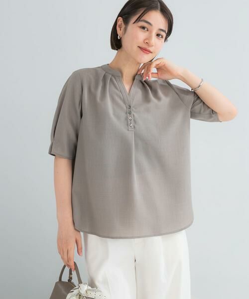 URBAN RESEARCH ROSSO / アーバンリサーチ ロッソ シャツ・ブラウス | 『UR TECH DRYLUXE』 デザインスリーブブラウス | 詳細3