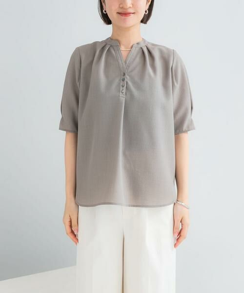 URBAN RESEARCH ROSSO / アーバンリサーチ ロッソ シャツ・ブラウス | 『UR TECH DRYLUXE』 デザインスリーブブラウス | 詳細5