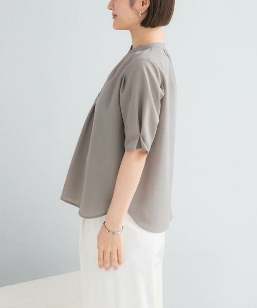 URBAN RESEARCH ROSSO / アーバンリサーチ ロッソ シャツ・ブラウス | 『UR TECH DRYLUXE』 デザインスリーブブラウス | 詳細6