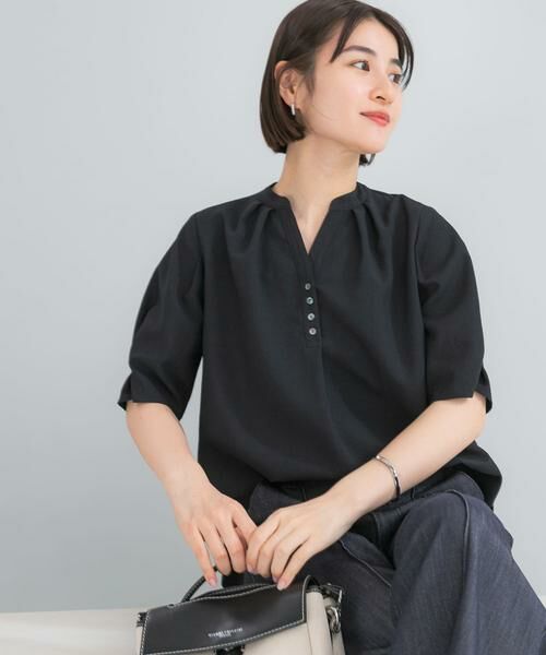 URBAN RESEARCH ROSSO / アーバンリサーチ ロッソ シャツ・ブラウス | 『UR TECH DRYLUXE』 デザインスリーブブラウス | 詳細12