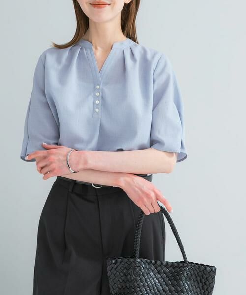 URBAN RESEARCH ROSSO / アーバンリサーチ ロッソ シャツ・ブラウス | 『UR TECH DRYLUXE』 デザインスリーブブラウス | 詳細18