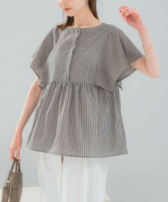 URBAN RESEARCH ROSSO / アーバンリサーチ ロッソ シャツ・ブラウス | 『WEB限定』『UR TECH Smart Linen Touch』フレアスリーブブラウス