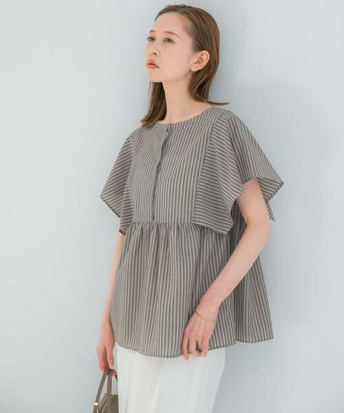 URBAN RESEARCH ROSSO / アーバンリサーチ ロッソ シャツ・ブラウス | 『WEB限定』『UR TECH Smart Linen Touch』フレアスリーブブラウス | 詳細2