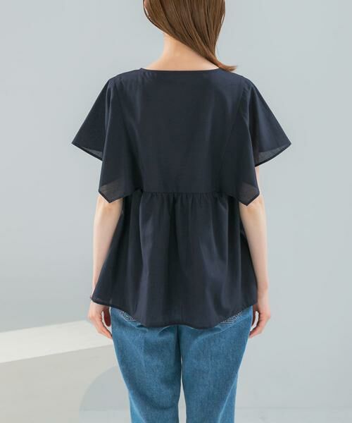 URBAN RESEARCH ROSSO / アーバンリサーチ ロッソ シャツ・ブラウス | 『WEB限定』『UR TECH Smart Linen Touch』フレアスリーブブラウス | 詳細14