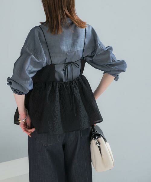 URBAN RESEARCH ROSSO / アーバンリサーチ ロッソ その他トップス | シアージャガードレイヤードキャミソール | 詳細1