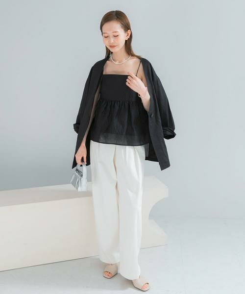 URBAN RESEARCH ROSSO / アーバンリサーチ ロッソ その他トップス | シアージャガードレイヤードキャミソール | 詳細4