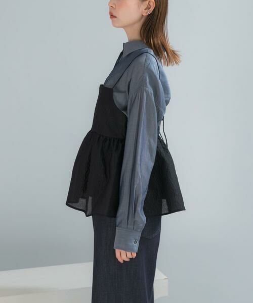 URBAN RESEARCH ROSSO / アーバンリサーチ ロッソ その他トップス | シアージャガードレイヤードキャミソール | 詳細8