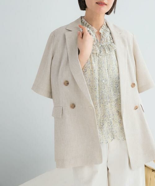 URBAN RESEARCH ROSSO / アーバンリサーチ ロッソ シャツ・ブラウス | 『WEB限定』フラワープリントフリルブラウス | 詳細6