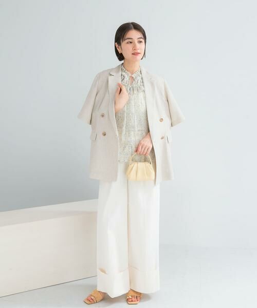 URBAN RESEARCH ROSSO / アーバンリサーチ ロッソ シャツ・ブラウス | 『WEB限定』フラワープリントフリルブラウス | 詳細7