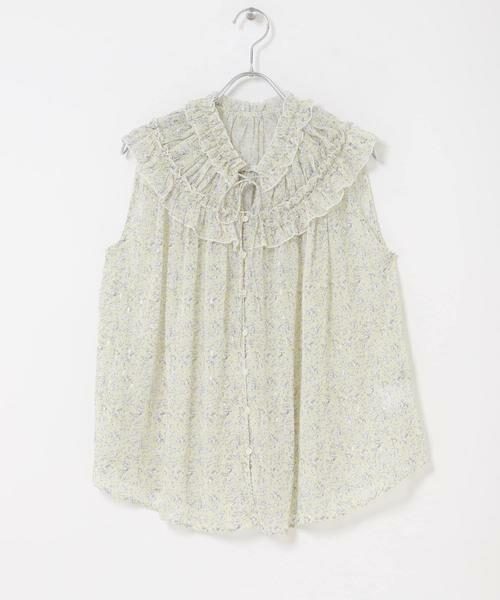 URBAN RESEARCH ROSSO / アーバンリサーチ ロッソ シャツ・ブラウス | 『WEB限定』フラワープリントフリルブラウス | 詳細8