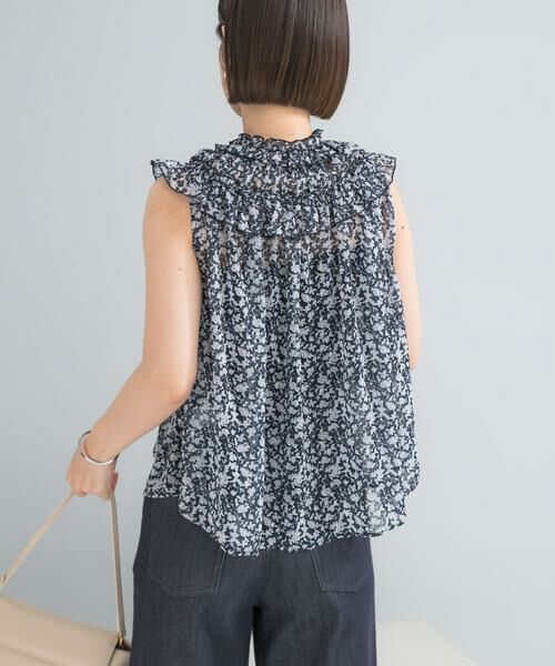 URBAN RESEARCH ROSSO / アーバンリサーチ ロッソ シャツ・ブラウス | 『WEB限定』フラワープリントフリルブラウス | 詳細13