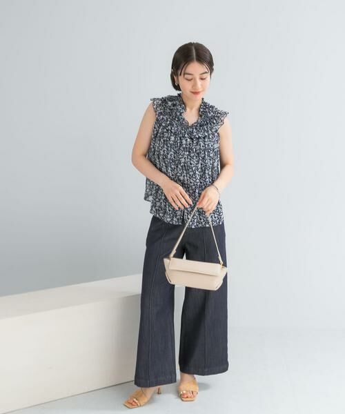 URBAN RESEARCH ROSSO / アーバンリサーチ ロッソ シャツ・ブラウス | 『WEB限定』フラワープリントフリルブラウス | 詳細14