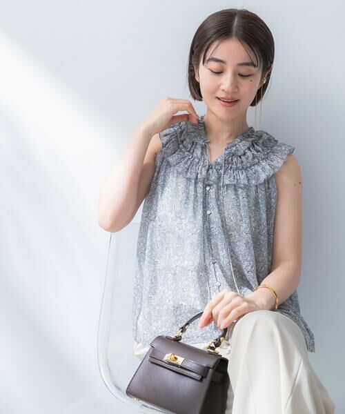 URBAN RESEARCH ROSSO / アーバンリサーチ ロッソ シャツ・ブラウス | 『WEB限定』フラワープリントフリルブラウス | 詳細21