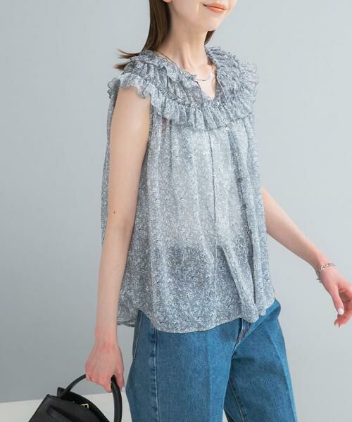 URBAN RESEARCH ROSSO / アーバンリサーチ ロッソ シャツ・ブラウス | 『WEB限定』フラワープリントフリルブラウス | 詳細23